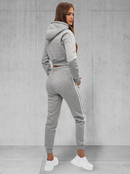Жіночий спортивний костюм з двох частин ciрий OZONEE JS/8C67/2Z