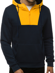 Bluza z kapturem męska granatowa OZONEE JS/KS2161