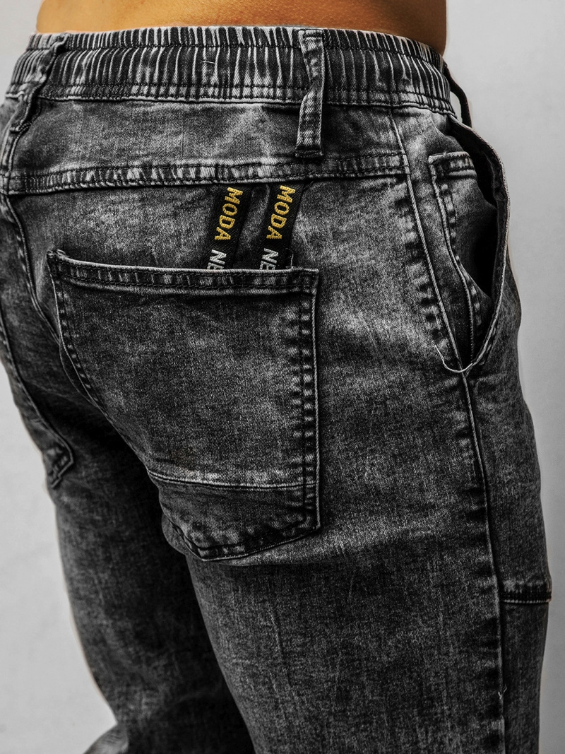 Штани чоловічі джоггери Графітові OZONEE DR/TF084