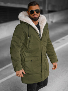 Kurtka zimowa męska zielona OZONEE JS/5M120/136Z