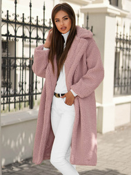 Жіноче пальто рожеве OZONEE O/Z01Z