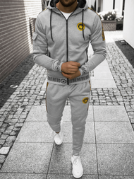 Komplet dresowy męski szary OZONEE O/HM500