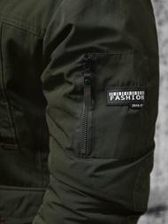 Kurtka zimowa męska ciemno-zielona OZONEE JS/5M718/136