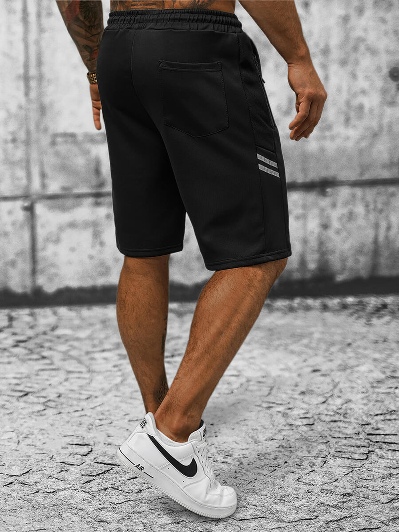 Шорти Чоловічі Чорнi OZONEE JS/8K280