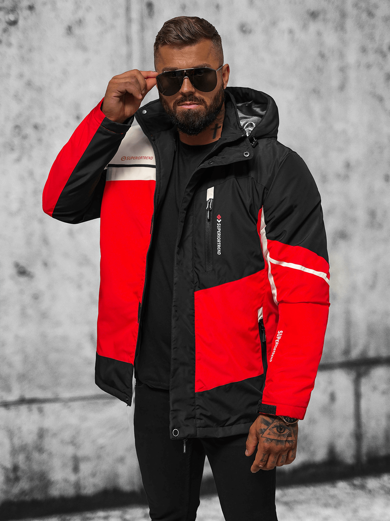 Куртка чоловіча Червоно-Чорна OZONEE JS/M35/275