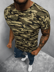 T-Shirt męski zielony-moro OZONEE O/BL70