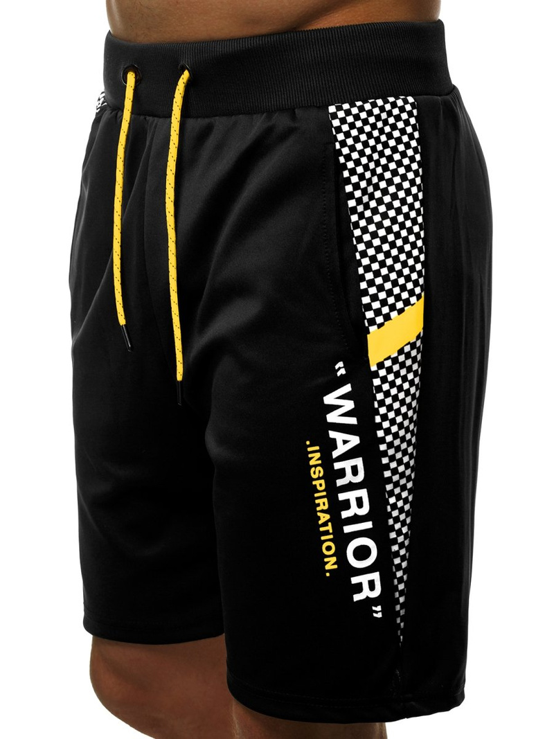 Spodenki męskie czarne OZONEE JS/KK300172