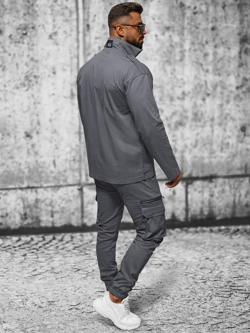 Куртка чоловіча графіт OZONEE O/G3035