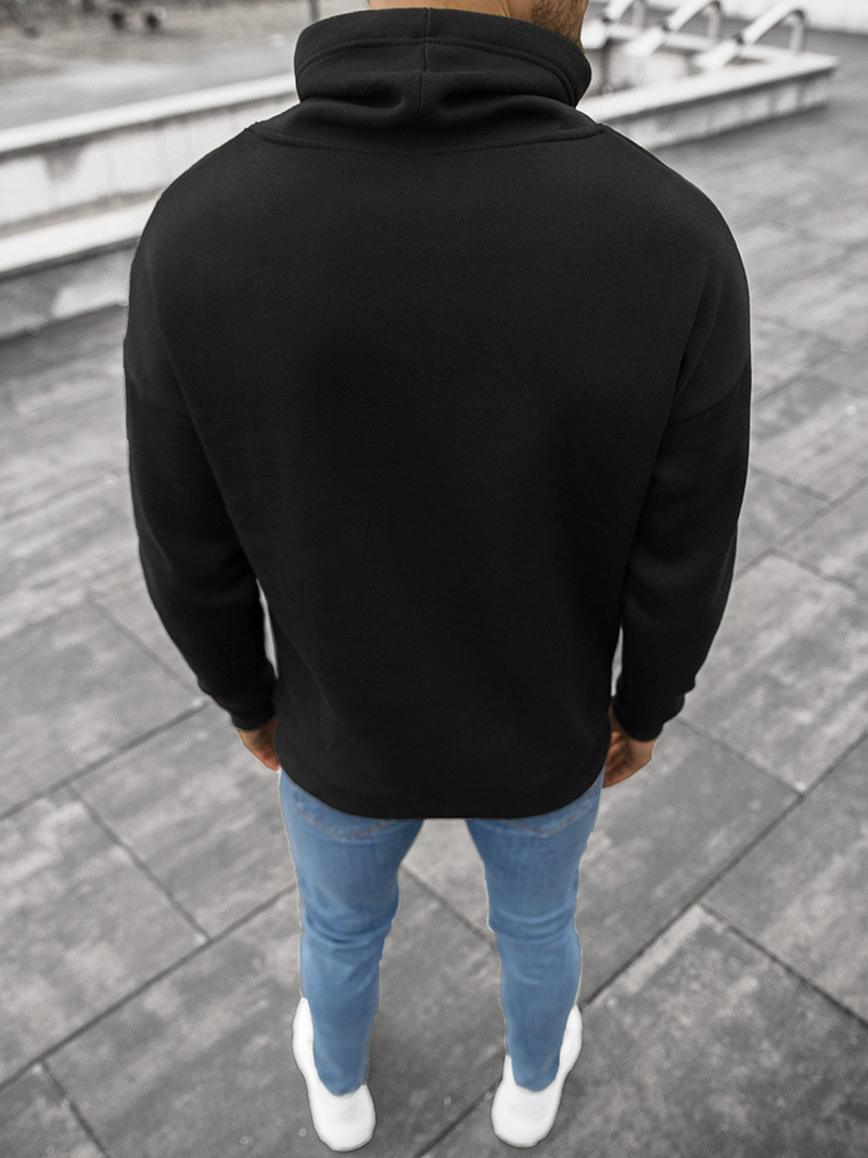 Bluza męska oversize czarna OZONEE B/20402106