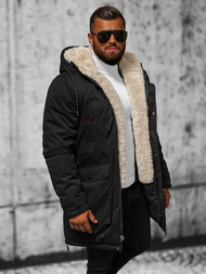 Kurtka zimowa męska czarna OZONEE JS/5M3123/392