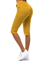 Legginsy krótkie damskie camelowe OZONEE JS/1027/B10