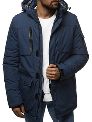 Kurtka zimowa męska granatowa OZONEE O/9803