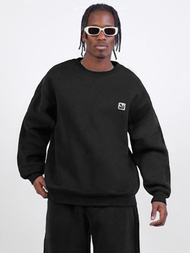 Bluza oversize czarna OZONEE O/SWE23049