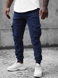 Штани чоловічі джоггери tемно-cинi OZONEE NB/MP0105BS