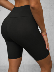 Legginsy krótkie damskie kolarki czarne OZONEE O/ZCH2284