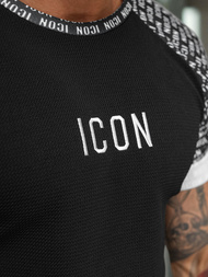 Футболка чоловіча чорна OZONEE O/B1212