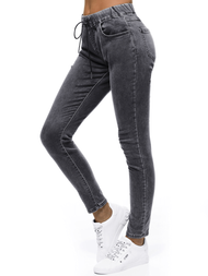 Spodnie jeansowe damskie grafitowe OZONEE O/WL1863