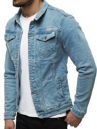 Kurtka jeans męska niebieska OZONEE G/602
