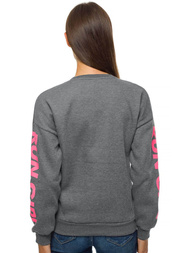 Bluza damska grafitowa OZONEE JS/B26006