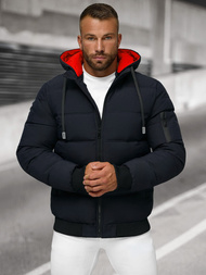 Kurtka męska pikowana granatowa OZONEE JS/31M5003Z