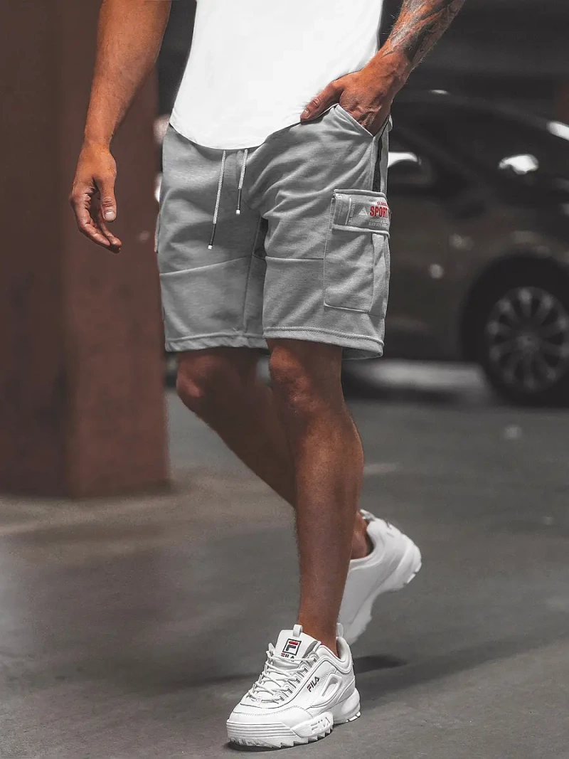 Шорти чоловічі ciрий OZONEE O/WW20016/2