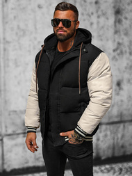 Куртка чоловіча чорна OZONEE JS/31M5002