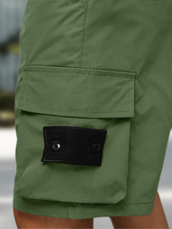 Spodenki męskie cargo z kieszeniami khaki OZONEE JS/27K6538/60