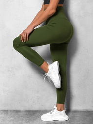 Legginsy damskie khaki OZONEE JS/HH040/7Z