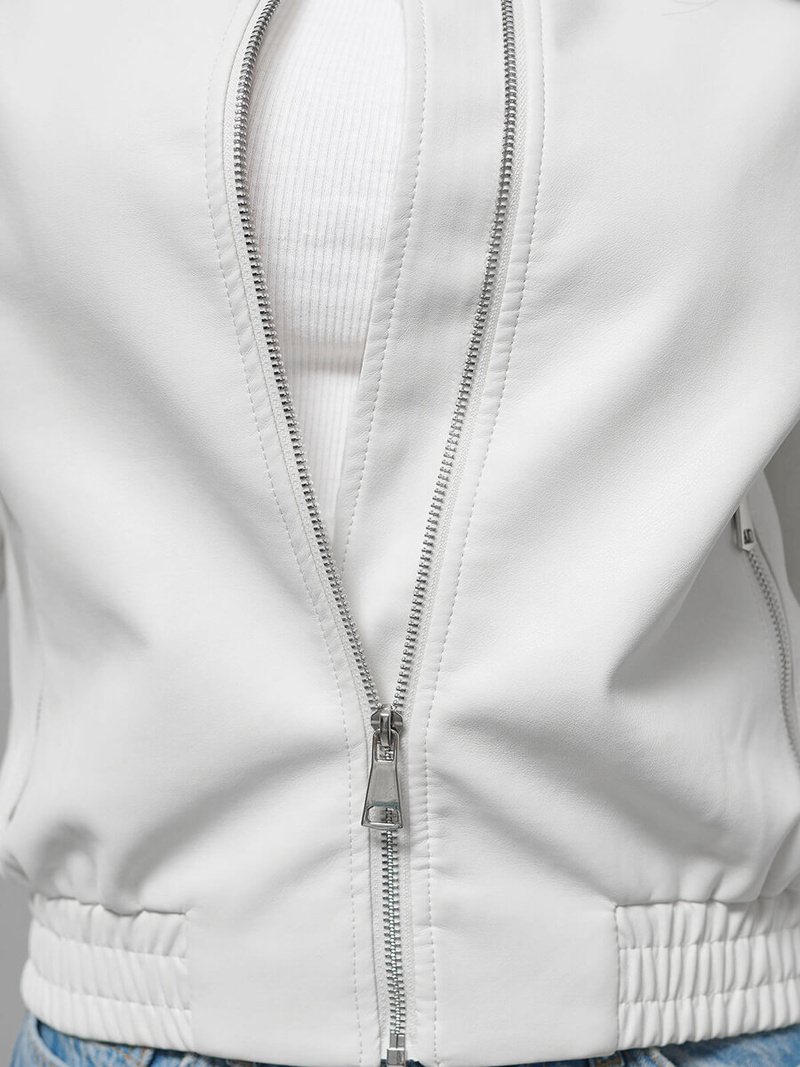 Жіноча шкіряна куртка Бiла OZONEE O/G116