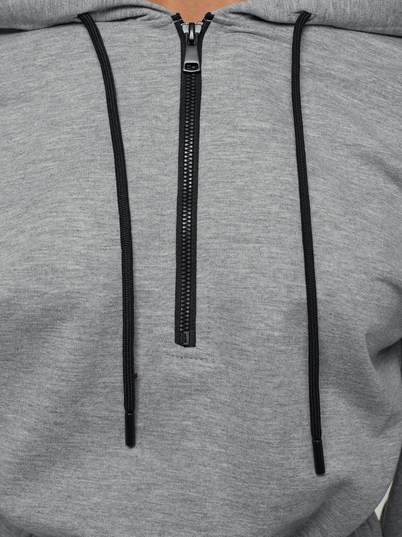 Sukienka damska szara OZONEE O/MB2043