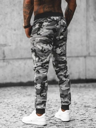 Spodnie dresowe męskie szare OZONEE JS/KZ15Z