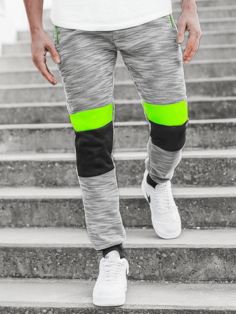 Spodnie dresowe męskie szare OZONEE JS/K60022