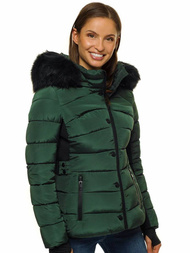 Куртка жіноча Темно-Зелена OZONEE O/DK066/38