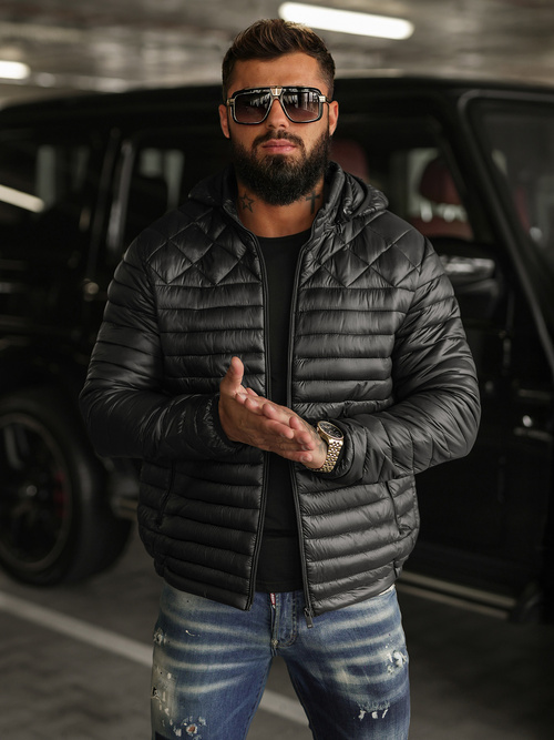 Куртка Чоловіча Чорна OZONEE JS/16M9328/392BZ