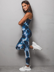 Жіночий спортивний костюм з двох частин Темно-Синiй OZONEE JS/YW88040Z