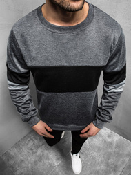 Bluza męska grafitowa OZONEE JS/JZ11039Z