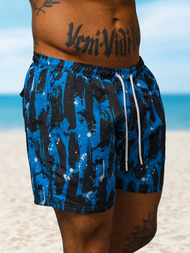 Spodenki kąpielowe męskie niebieskie OZONEE O/MTK3223