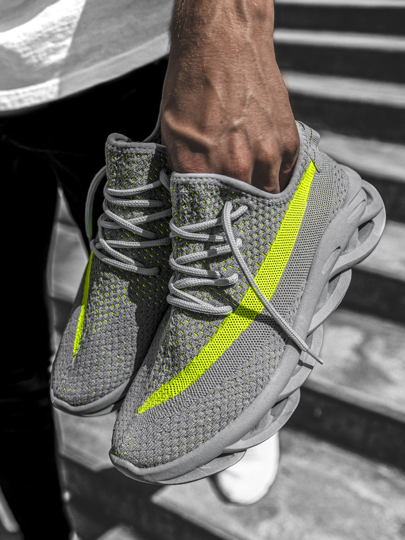 Sneakersy szare OZONEE B/2051/20