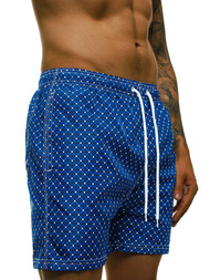 Spodenki kąpielowe męskie niebieskie OZONEE JS/ST036