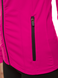 Bluza damska rozpinana ciemno-różowa OZONEE JS/HD151/19