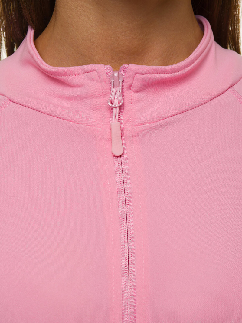 Bluza damska rozpinana jasno-różowa OZONEE JS/HD154/25