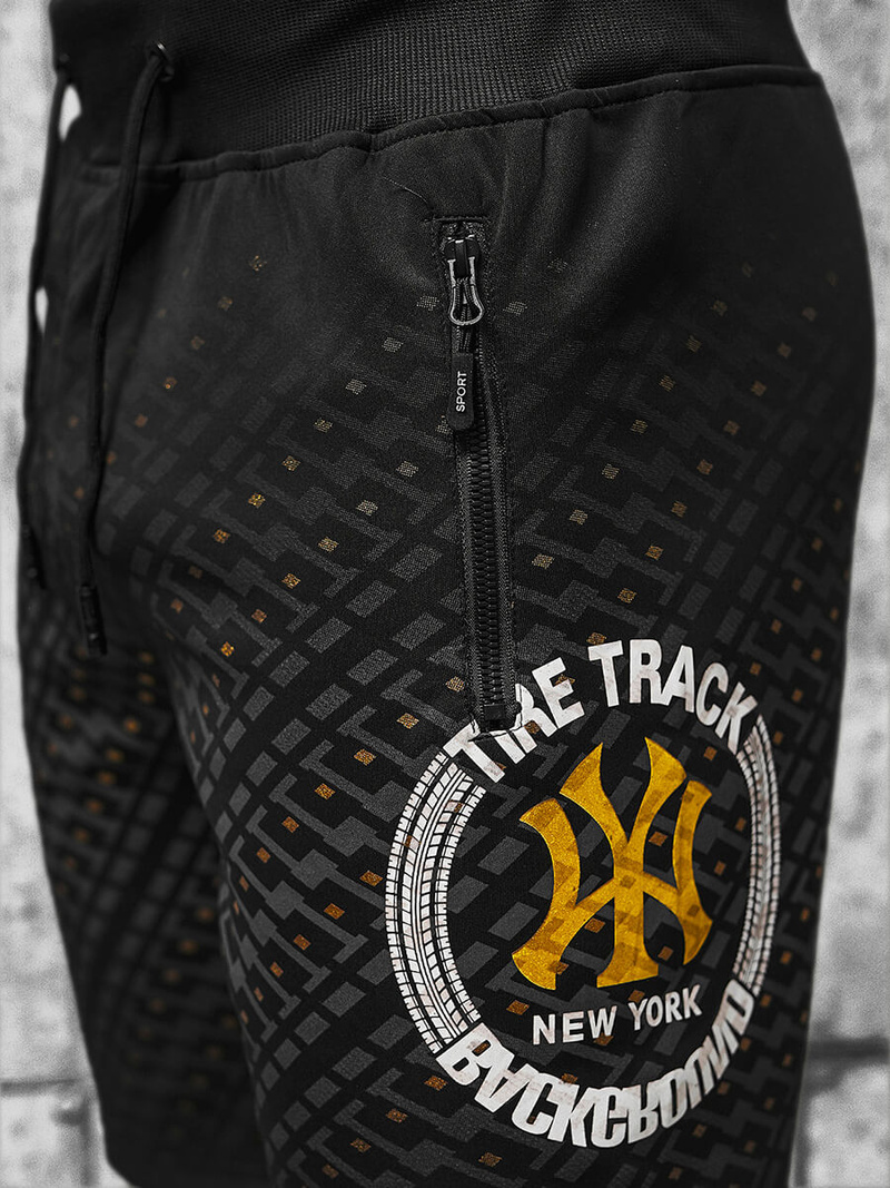 Шорти Чоловічі Чорнi OZONEE JS/8K1129/3