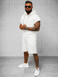 Komplet dresowy męski biały OZONEE O/3C110/1