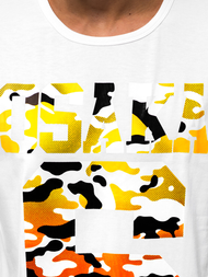 T-Shirt męski biały OZONEE JS/KS1958Z