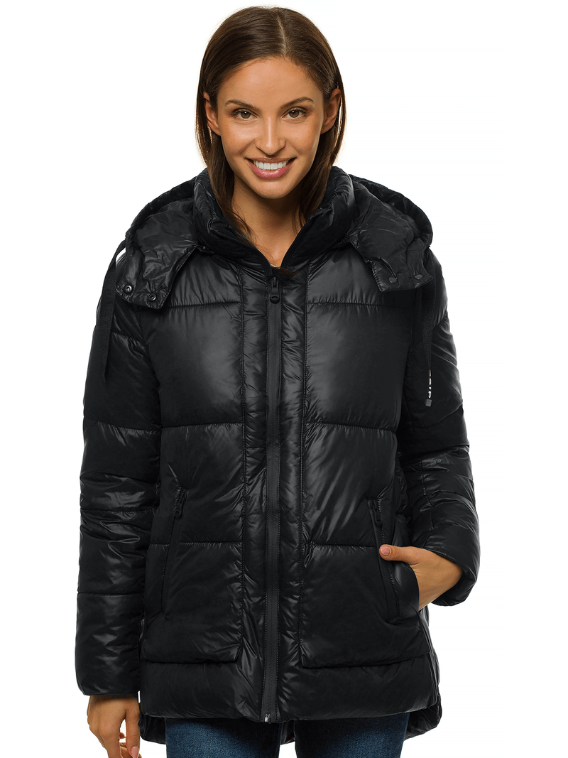 Куртка жіноча Чорна OZONEE O/M1552/1