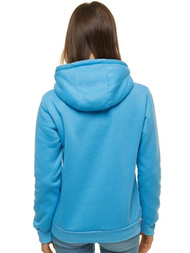 Bluza z kapturem damska jasno-niebieska/2 OZONEE JS/W02/62Z