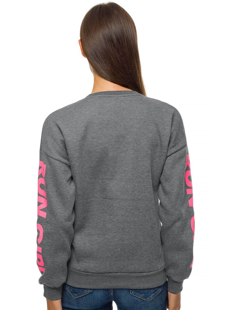 Жіноча Толстовка Темно-сіра OZONEE JS/B26006