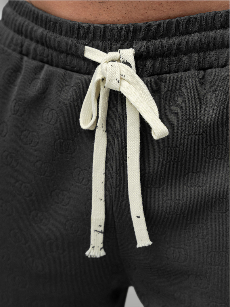 Чоловічий короткий Cпортивний костюм Темно-Графiтовi OZONEE O/QQ1621AB