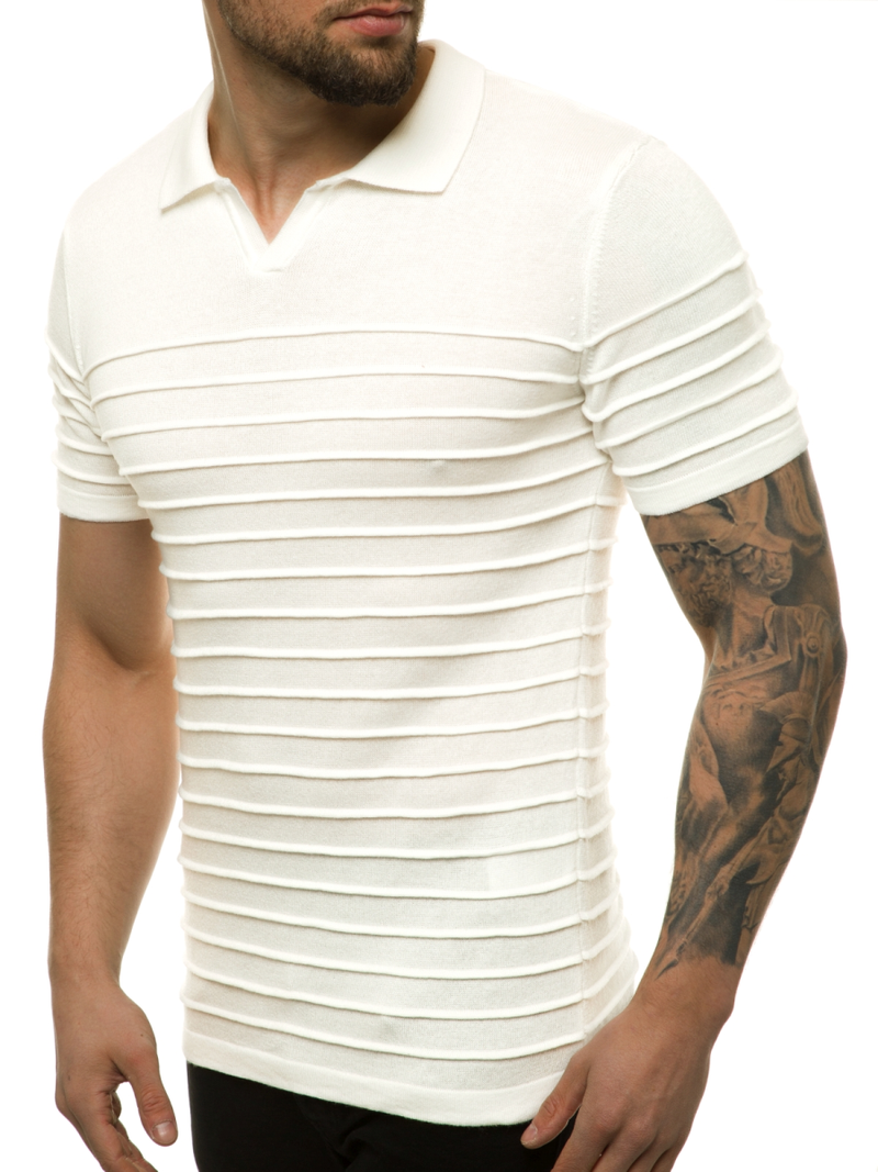 Светр чоловічій Кремовий OZONEE L/2318