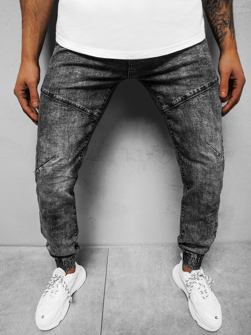 Штани чоловічі джоггери Графітові OZONEE DR/TF084